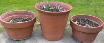 3 Outdoor Pots