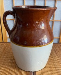 19th Century American Stoneware Jug/Pitcher - (pickup Or UPS 3rd Party Shiping Available)