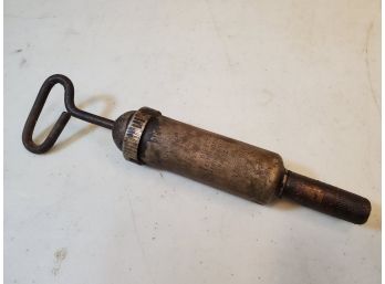 C.1933 Antique Stewart Warner 6178 Hydraulic Grease Gun, Hand Operated