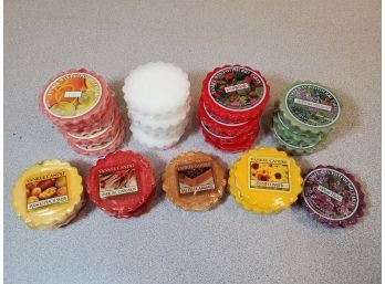 Lot Of 23 Yankee Candle Wax Tarts, 9 Varieties, New Sealed