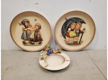 2 Hummel Plates And 1 Hummel Ashtray, 1980, 1975, 116