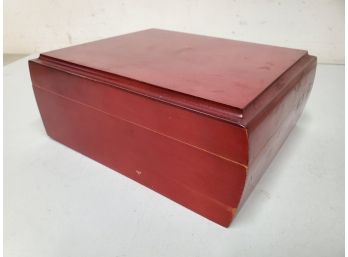 Cherry Wood Cigar Humidor 9x10x4