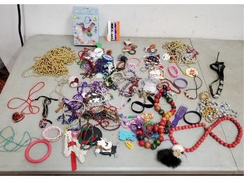 Lot Of Kids Jewelry And Beads