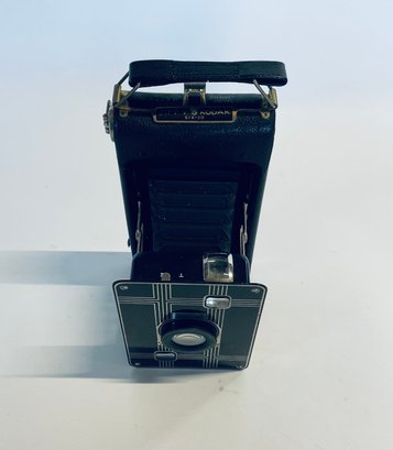 Vintage Folding Camera With Twindar Lens