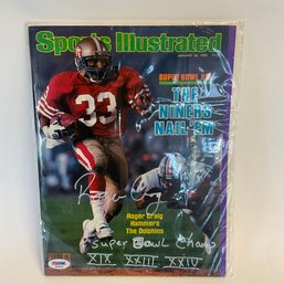 Sports Illustrated Magazine Signed By Roger Craig