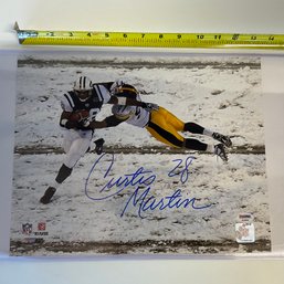 Photograph Signed By Curtis Martin