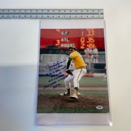Photograph Signed By Rollie Fingers