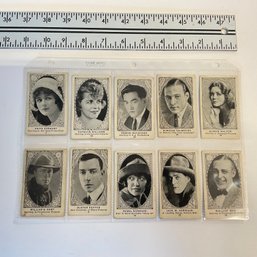 Prominent Movie Actor & Actress Collectors Cards