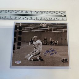 Photograph Signed By Y. A. Tittle
