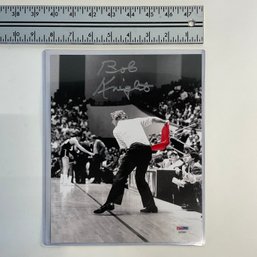 Photograph Signed By Bob Knight