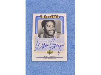 Walt Frazier Autograph