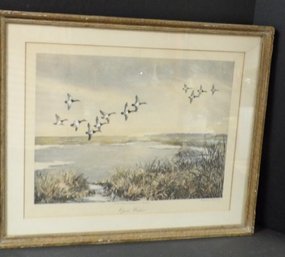 ROLAND CLARK LTD ED PRINT 157/250 ENTITLED OPEN WATER SIGNED