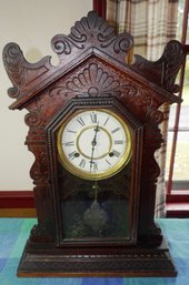 WATERBURY WALNUT KITCHEN SHELF CLOCK