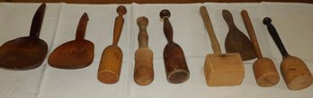 LARGE KITCHEN WOODEN WARE LOT