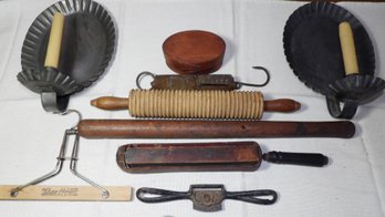 ASSORTED LOT OF COUNTRY ANTIQUES