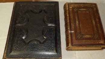 TWO ANTIQUE HOLY BIBLES