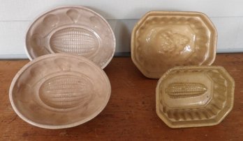 ASSORTED YELLOW WARE FOOD MOLDS