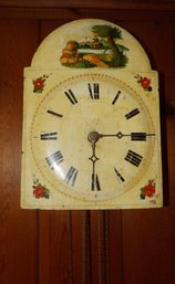 EARLY 1830'S ERA WAG ON THE WALL CLOCK