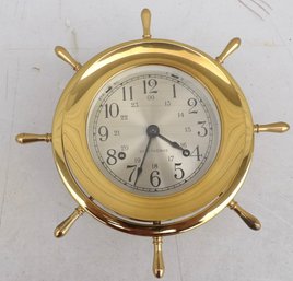 SETH THOMAS STRIKING SHIP'S BELL WALL CLOCK