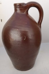 1850s  8 1/2' TALL REDWARE JUG