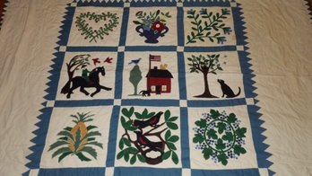 1950s Or 1960s Early American Album Quilt