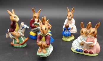 Five Royal Doulton Bunnykin Figurines