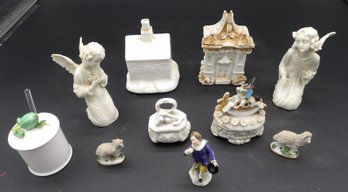 Grouping Of Continental Porcelain Figurines