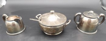 Reed & Barton Silverplate NYNH Railroad Sugar Creamer Marmalade.