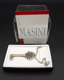 Masini .925 Fortune Key With Original Box.