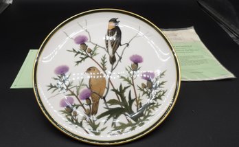 Six Wedgwood Plates - Songbirds Of The World By Franklin Mint