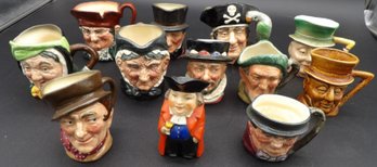 Small Size Royal Doulton Toby Mugs