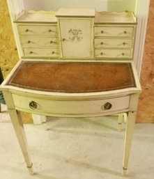 1940s  Painted Hepplewhite Style Lady's Dressing Vanity