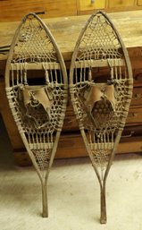 Pair Of Beaver Paw Snowshoes