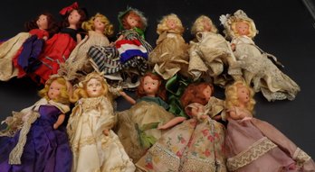 Lot Of 1940s Vintage Storybook Dolls By Nancy Ann