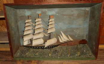 Sailor's Folk Art Ship's Diorama