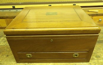 Monumental Mahogany Silver Chest