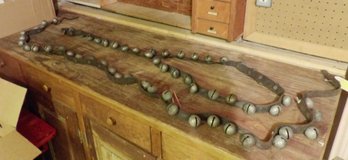 Two Strands Of Antique Sleigh Bells