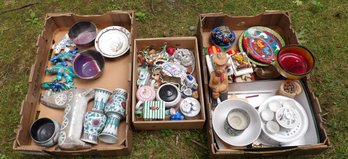 Three Trays Of Miscellaneous Items