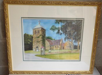 St Ann's By The Sea Church By Maine Artist, Fran Mallon