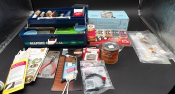 Selection Supplies And Tools For A Doll House