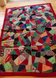 1920s Antique Crazy Quilt