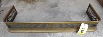 Small Brass Fence Fireplace Fender