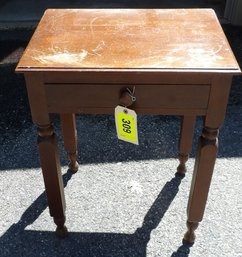 New York Sheraton Mahogany One Drawer Stand