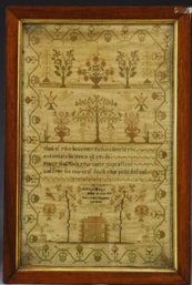 1816 ELABORATE VERSE AND PICTORIAL SAMPLER