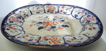 GAUDY DUTCH IRONSTONE CHRYSANTHEMUM 22' IRONSTONE PLATTER