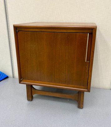 Mid Century Cabinet End Table