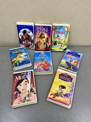 Six Rare Disney VHS Tapes