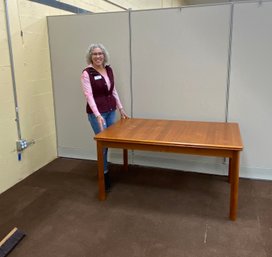 Danish Modern Style Teak Expandable Table