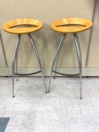 Pair Sigurdur Thorsteinsson  Design Group Italia  Magis  'LYRA' Barstools