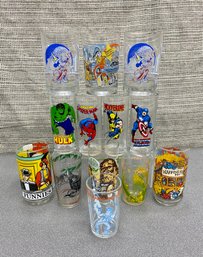 Vintage Cartoon Glassware